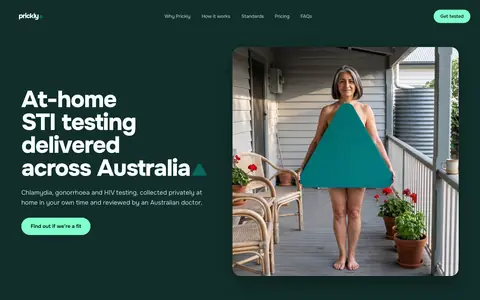 Prickly home page. Digitally generated figure. Credit: Prickly.